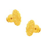 22k Yellow Gold Filigree Earrings with gold weight of 13g